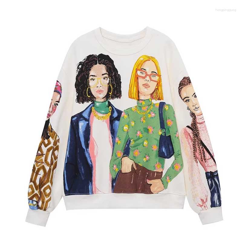 Women' Hoodies ZATRHMBM Women 2023 Autumn Fashion Character Print Sweatshirts Vintage O-Neck Long Sleeves Casual Loose Female Pullovers, Photo color
Women' Hoodies ZATRHMBM Women 2023 Autumn Fashion Character Print Sweatshirts Vintage O-Neck Long Sleeves Casual Loose Female Pullovers, Photo color