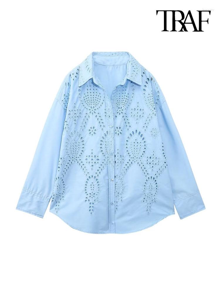 Women's Blouses Women Fashion Cutwork Embroidery Loose Shirts Vintage Long Sleeve Button-up Female Blusas Chic Tops, Picture shown
Women's Blouses Women Fashion Cutwork Embroidery Loose Shirts Vintage Long Sleeve Button-up Female Blusas Chic Tops, Picture shown