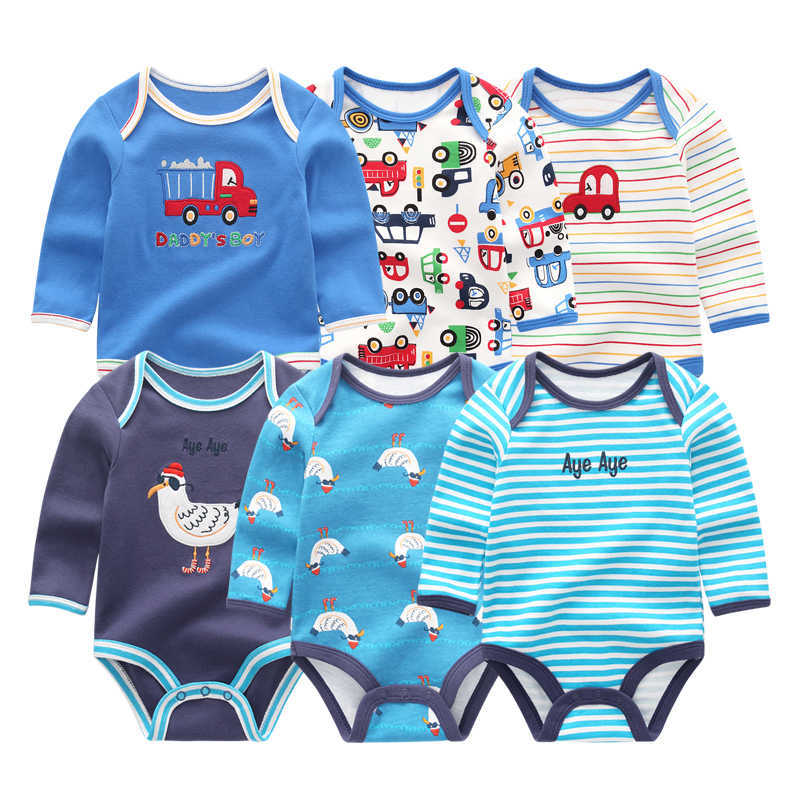 Baby Girl Clothes Bodysuits 0-12M Roupas de bebe Baby Boy Clothes Stripe Jumpsuit Newborn Cotton Babywear Girls Clothes L230625