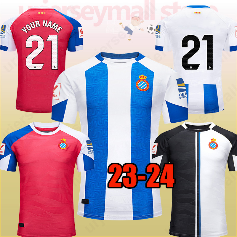 23 24 RCD Espanyol Soccer Jerseys DANI JARQUE .DARDER CALERO WU LEI JOAN GARCIA Man Football Shirts Adult Uniforms PEDROSA LAZO Camiseta de futbol, Away
23 24 RCD Espanyol Soccer Jerseys DANI JARQUE .DARDER CALERO WU LEI JOAN GARCIA Man Football Shirts Adult Uniforms PEDROSA LAZO Camiseta de futbol, Away