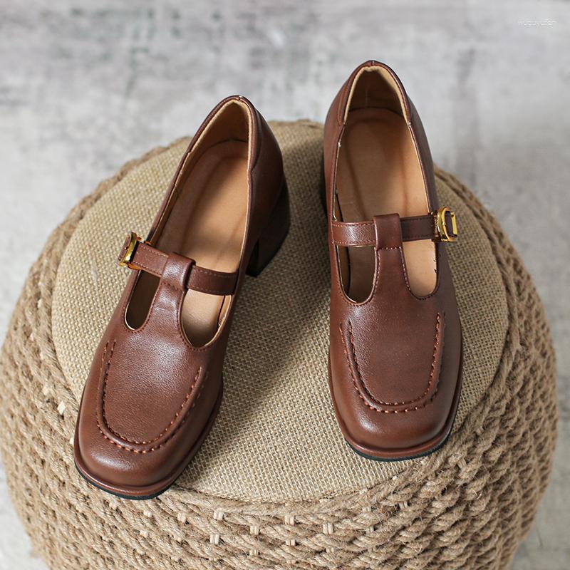 Dress Shoes Square Toe Leather Heels Loafers Women Platform Mid Heeled Pumps Slip-on Brown Retro Mary Janes, Black
Dress Shoes Square Toe Leather Heels Loafers Women Platform Mid Heeled Pumps Slip-on Brown Retro Mary Janes, Black