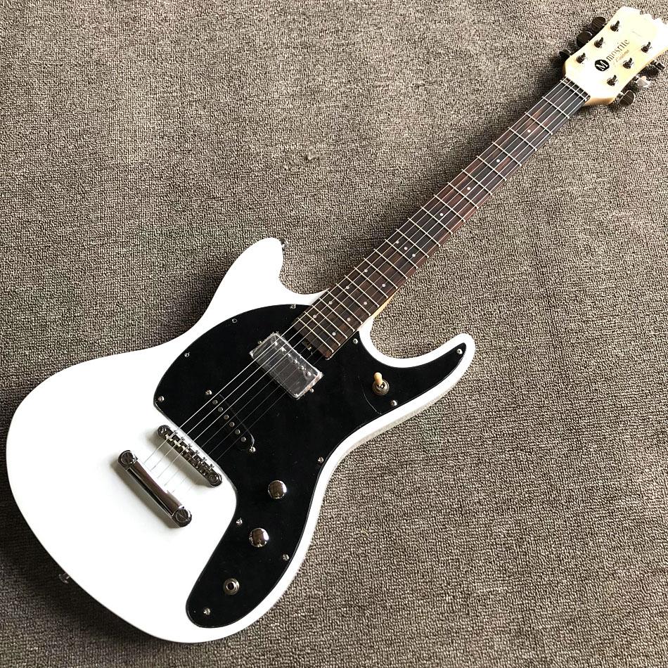 Custom Shop, Shaped Little Feet White Electric Guitar, Rosewood Fretboard, Chrome Hardware, Free Shipping
Custom Shop, Shaped Little Feet White Electric Guitar, Rosewood Fretboard, Chrome Hardware, Free Shipping