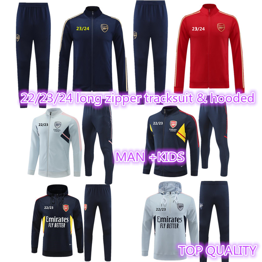 22 23 24 Gunners Soccer kids adult tracksuit 2023 2024 ARsen PEPE CEBALLOS HENRY GUENDOUZI SMITH WILLIAN TIERNEY ODEGAARD SAKA THOMAS Football long zipper jacket
22 23 24 Gunners Soccer kids adult tracksuit 2023 2024 ARsen PEPE CEBALLOS HENRY GUENDOUZI SMITH WILLIAN TIERNEY ODEGAARD SAKA THOMAS Football long zipper jacket