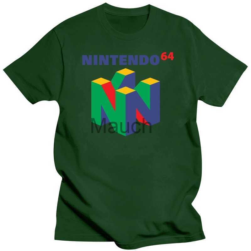 Men's T-Shirts Nintendo N64 Apparel TShirt L Bla Casual Plus Size TShirts Hip Hop Style Tops Tee S2Xl Fashion T Shirt Brand J230625