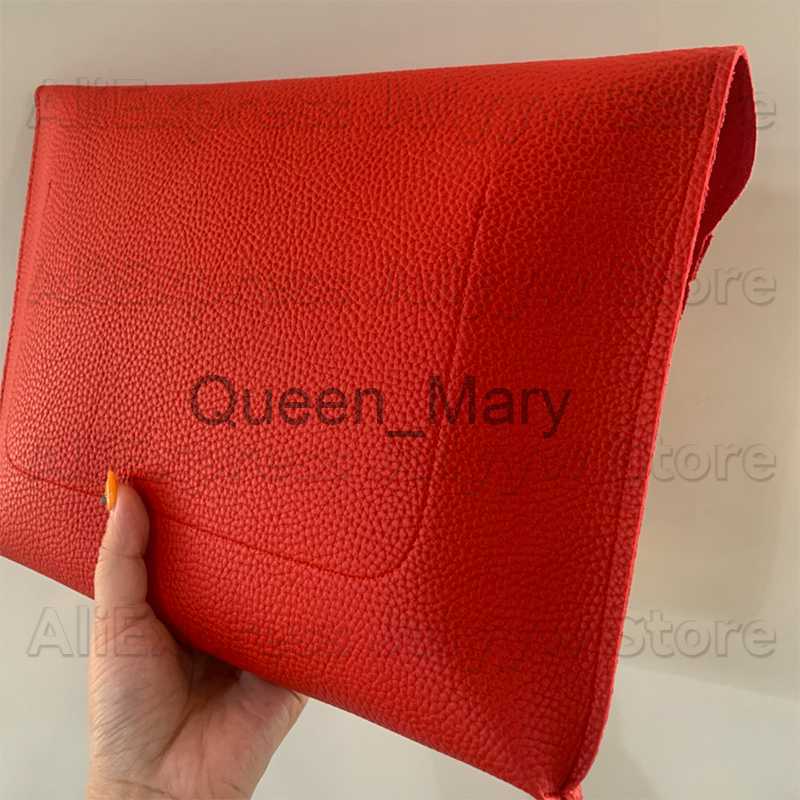 Evening Bags Red Clutch Bag Women Simple Women Ladies Clutch Pu Leather Envelope Clutch Bags Leather Women Lychee Pattern Purse Hand Bags J230625