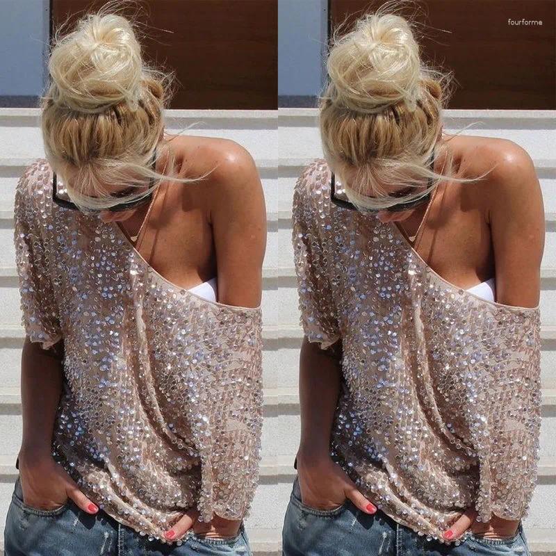 Women' T Shirts Sexy Fashion Autumn Women' Sequins Lady Shirt Short Sleeve Evening Party Summer Cocktail Tops, Picture shown
Women' T Shirts Sexy Fashion Autumn Women' Sequins Lady Shirt Short Sleeve Evening Party Summer Cocktail Tops, Picture shown