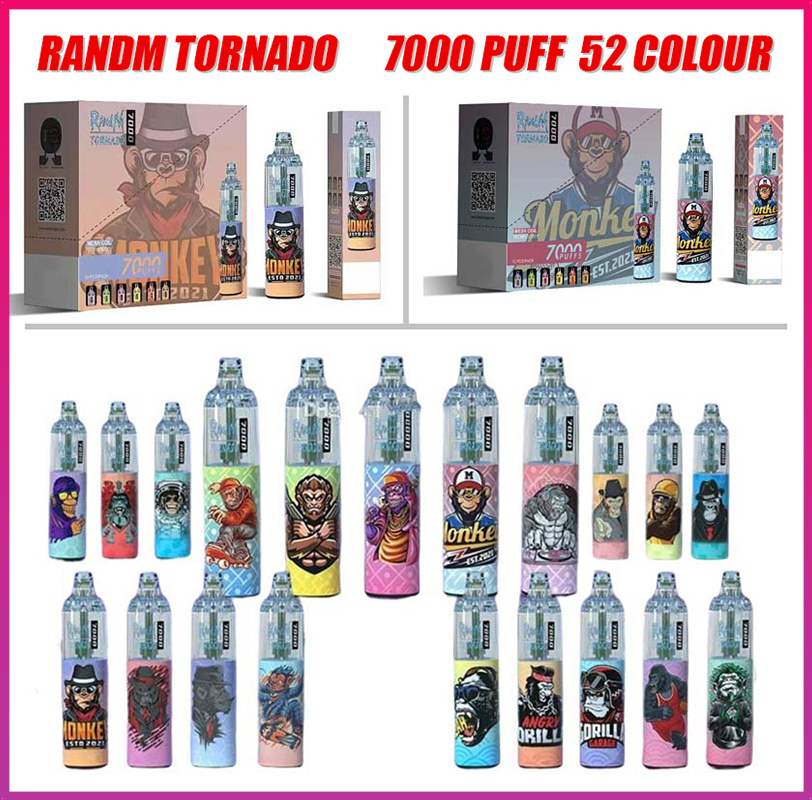 original puff 7K randm tornado Puff 7000 disposable vape e cigarettes desechable 7000 puff vaporizer GORILLA appearance RGB Ligh Pod Device vapes pen 21 colors
original puff 7K randm tornado Puff 7000 disposable vape e cigarettes desechable 7000 puff vaporizer GORILLA appearance RGB Ligh Pod Device vapes pen 21 colors