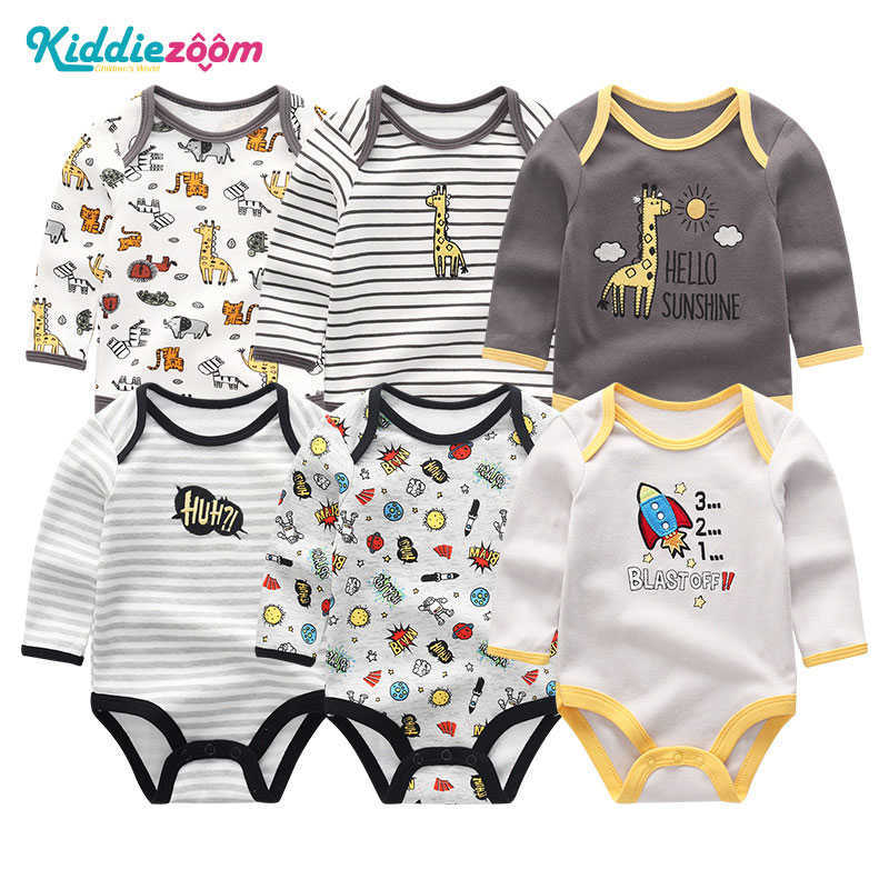 Baby Girl Clothes Bodysuits 0-12M Roupas de bebe Baby Boy Clothes Stripe Jumpsuit Newborn Cotton Babywear Girls Clothes L230625