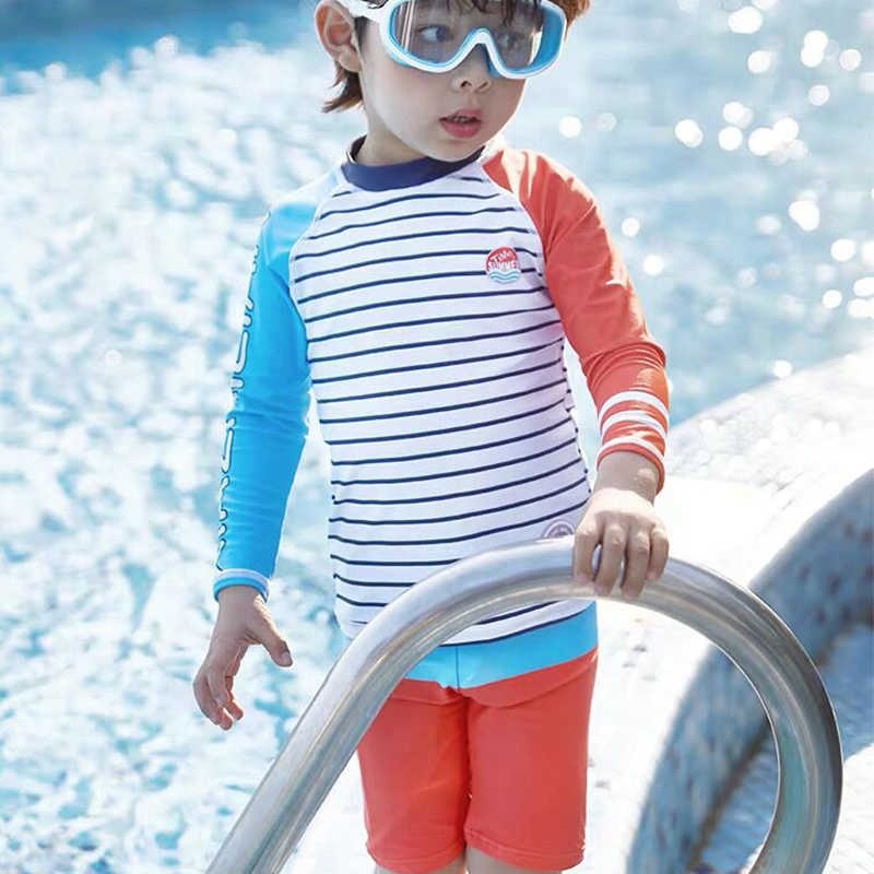 Top Quality Boy Swimsuit UPF50 UV Protection Summer Baby Toddler Swimwear Children's Bathing Suit Beach Pool Surf Swimming Wear L230625