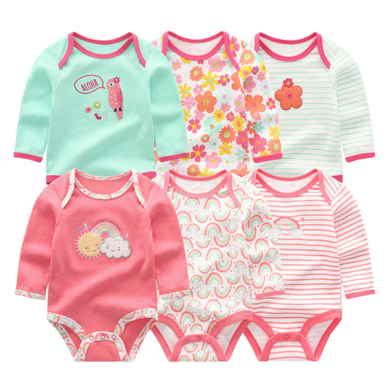 Baby Girl Clothes Bodysuits 0-12M Roupas de bebe Baby Boy Clothes Stripe Jumpsuit Newborn Cotton Babywear Girls Clothes L230625