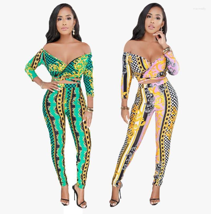 Women' Two Piece Pants Early Autumn Women' Two-piece Suit Sexy Letter Printing Long-sleeved Trousers Plus Size, Green
Women' Two Piece Pants Early Autumn Women' Two-piece Suit Sexy Letter Printing Long-sleeved Trousers Plus Size, Green