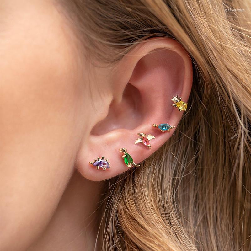 Stud Earrings Fashion Inlaid Zircon Dinosaur For Women Girls Cute Simple Crystal Animal Shaped Ear Jewelry Party Gifts
Stud Earrings Fashion Inlaid Zircon Dinosaur For Women Girls Cute Simple Crystal Animal Shaped Ear Jewelry Party Gifts