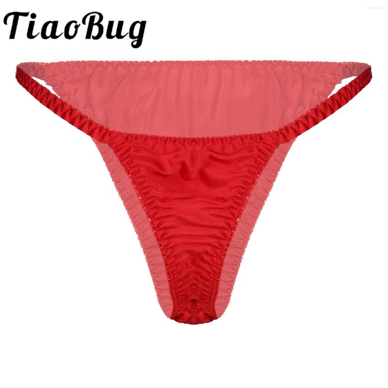 Men's G Strings Mens Low Waist Satin Thongs Frilly Underpants Lingerie Elastic Waistband G-string Briefs Panties Sexy Sissy Underwear, White
Men's G Strings Mens Low Waist Satin Thongs Frilly Underpants Lingerie Elastic Waistband G-string Briefs Panties Sexy Sissy Underwear, White