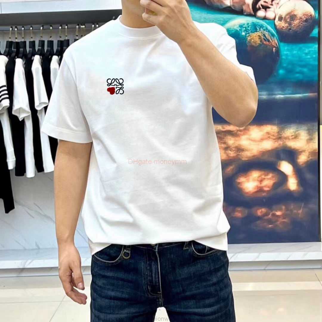 Designer Fashion Clothing Tees Tshirts Loewe High End Youth Trendy Mens Summer Short Sleeved Tshirt with Simple Embroidery Half Sleeved Tshirt Fashionable Casual a, White
Designer Fashion Clothing Tees Tshirts Loewe High End Youth Trendy Mens Summer Short Sleeved Tshirt with Simple Embroidery Half Sleeved Tshirt Fashionable Casual a, White