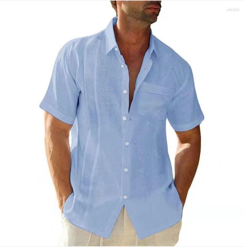 Men's Casual Shirts Men's Mens Short-sleeved Summer Loose Solid Color Cotton And Linen, Apricot
Men's Casual Shirts Men's Mens Short-sleeved Summer Loose Solid Color Cotton And Linen, Apricot
