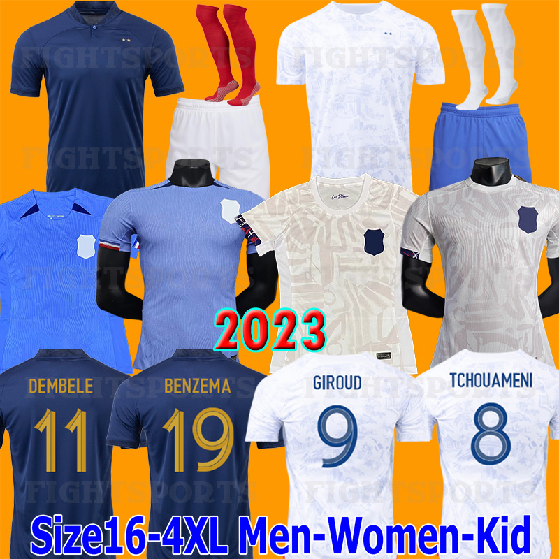 MBAPPE 2023 Soccer Jerseys 22 23 maillot Frances BENZEMA CAMAVINGA Football shirts GRIEZMANN DEMBELE maillot foot HERNANDEZ women Adult kit shirt hommes enfants, Home
MBAPPE 2023 Soccer Jerseys 22 23 maillot Frances BENZEMA CAMAVINGA Football shirts GRIEZMANN DEMBELE maillot foot HERNANDEZ women Adult kit shirt hommes enfants, Home