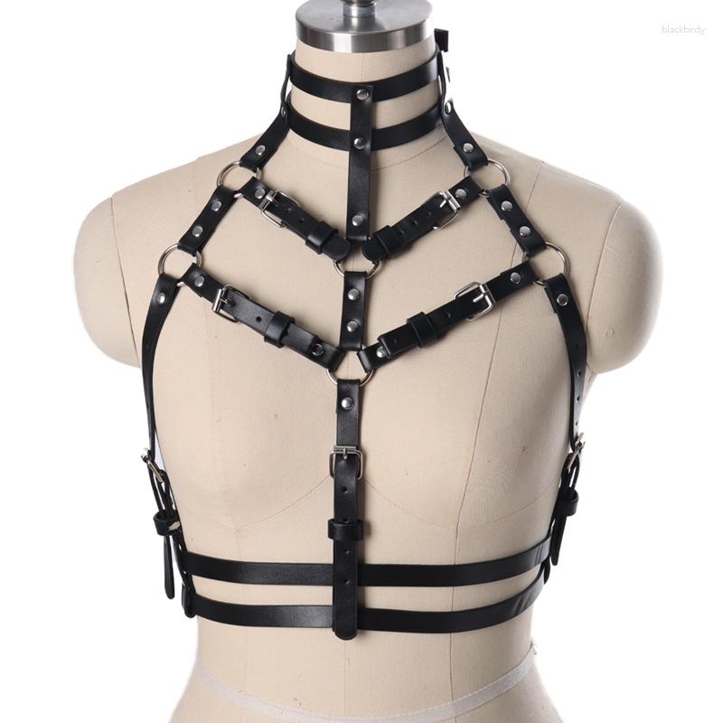 

Garters BDSM Sword Belt Sexy Ladies Women Leather Body Harness Bra Chest Bondage Cage Erotic Lingerie Gothic Garter Suspenders, Pg0538