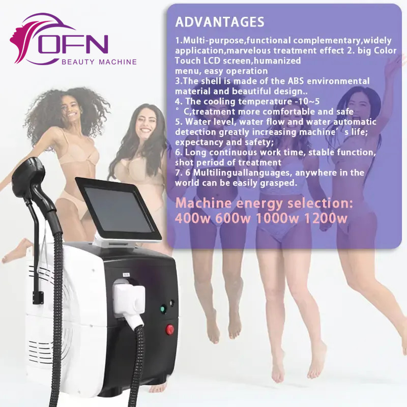 2023z 808nm Diode Laser Skin Rejuvenation Painless Hair Removal Machine 2000W For Salon Permanent Hair Removal Epilator Machine
2023z 808nm Diode Laser Skin Rejuvenation Painless Hair Removal Machine 2000W For Salon Permanent Hair Removal Epilator Machine
