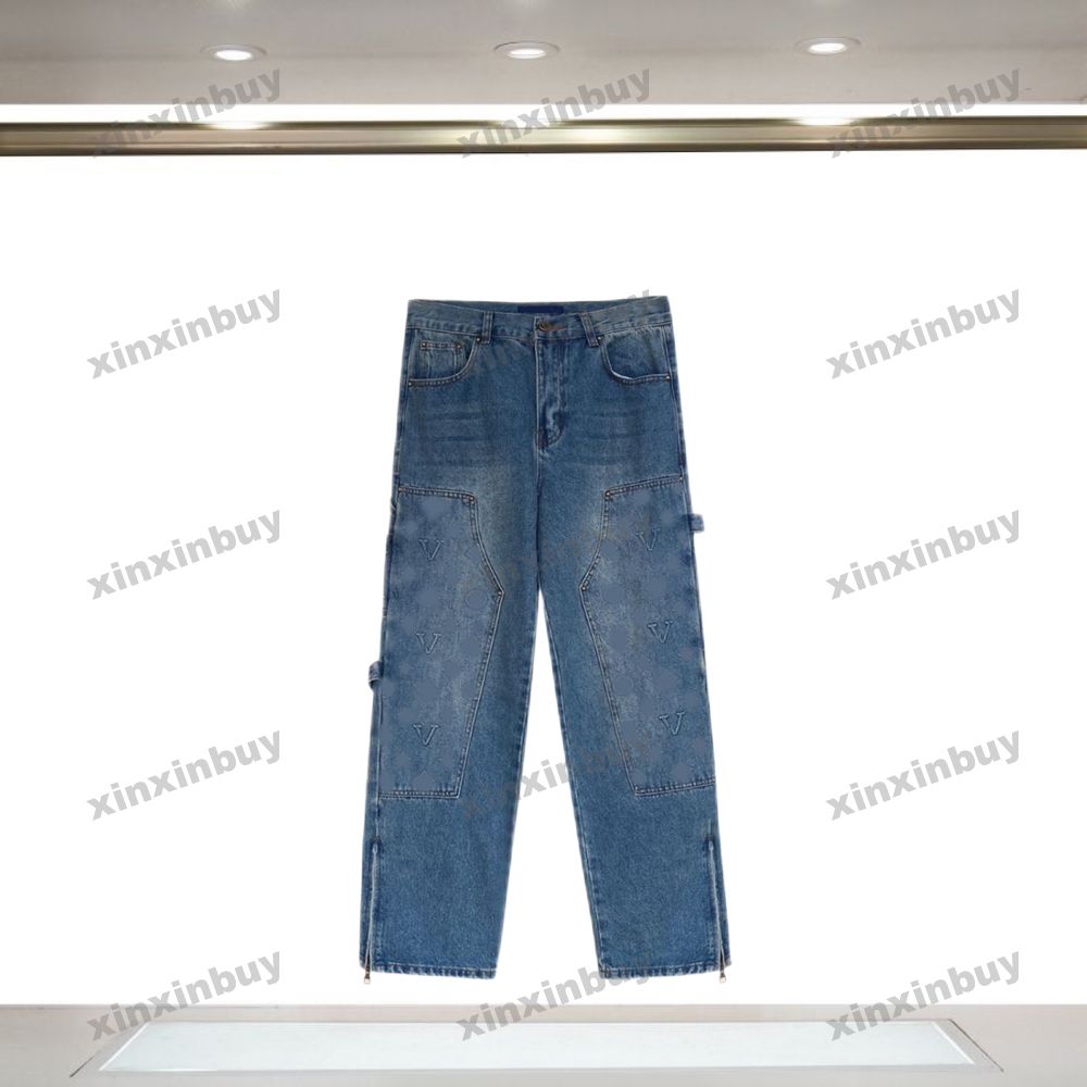 xinxinbuy Men women designer pant Paris emboss Letter Printing Washed Jeans denim zipper Casual pants blue M-2XL, Multi
xinxinbuy Men women designer pant Paris emboss Letter Printing Washed Jeans denim zipper Casual pants blue M-2XL, Multi