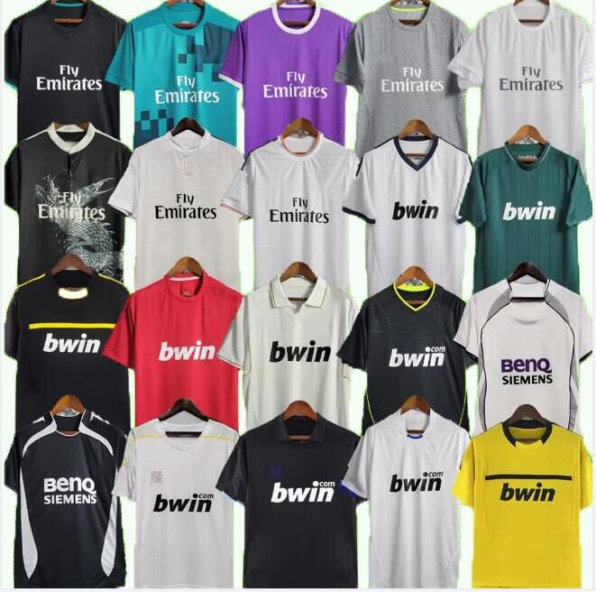 Real Madrid 2017 2018 Retro Soccer Jerseyfootball shirts T 07 08 09 10 11 12 13 14 15 16 19 RONALDO RAUL DI STEFANO FIGO ZIDANE SUKER R.CARLOS SANTILLANA PIRRI