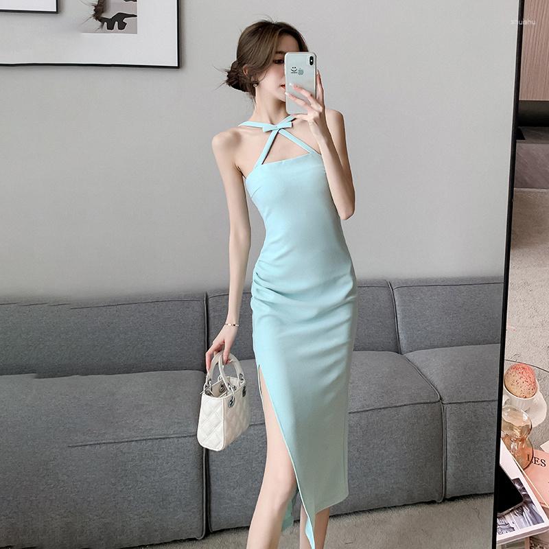 Casual Dresses Long Dress Women Crossed Hanging Neck Sling Summer Wear Slim Tall Elegant Banquet Office Lady Solid Vintage Suspender, Light pink
Casual Dresses Long Dress Women Crossed Hanging Neck Sling Summer Wear Slim Tall Elegant Banquet Office Lady Solid Vintage Suspender, Light pink