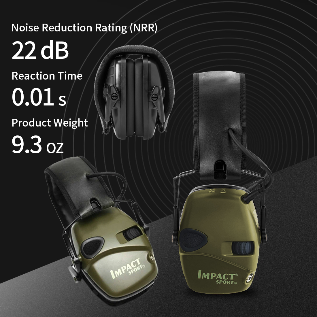 Tactical Earphone Military tactical headset electronic shooting earmuffsnoise pickupoutdoor hunting hearing protection headset 230621, Bk
Tactical Earphone Military tactical headset electronic shooting earmuffsnoise pickupoutdoor hunting hearing protection headset 230621, Bk