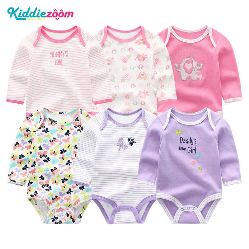 Baby Girl Clothes Bodysuits 0-12M Roupas de bebe Baby Boy Clothes Stripe Jumpsuit Newborn Cotton Babywear Girls Clothes L230625