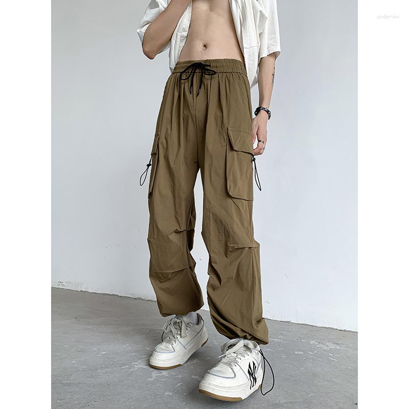 Men's Pants 3 Color Cargo Men Fashion Retro Pocket Casual Japanese Streetwear Hip-hop Loose Straight Mens Trousers, Black
Men's Pants 3 Color Cargo Men Fashion Retro Pocket Casual Japanese Streetwear Hip-hop Loose Straight Mens Trousers, Black