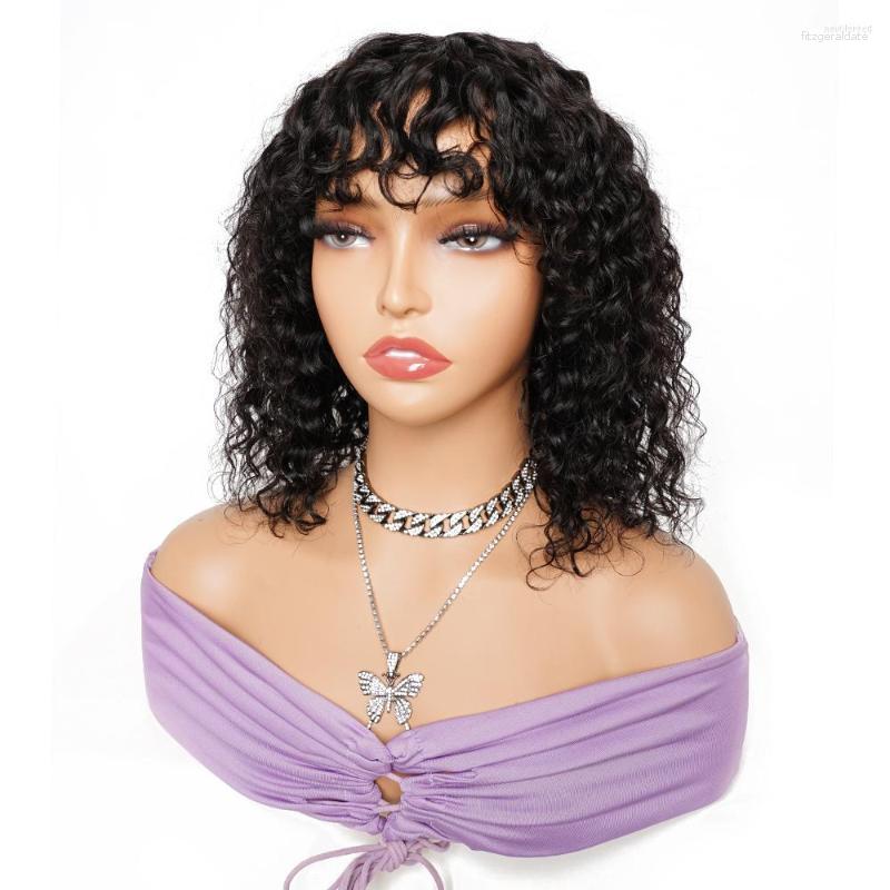 Water Wave 2 1 Lace Bob Wig With Bangs Middle Part Top Remy Brazilian Human Hair Wigs Fringe, Picture shown
Water Wave 2 1 Lace Bob Wig With Bangs Middle Part Top Remy Brazilian Human Hair Wigs Fringe, Picture shown