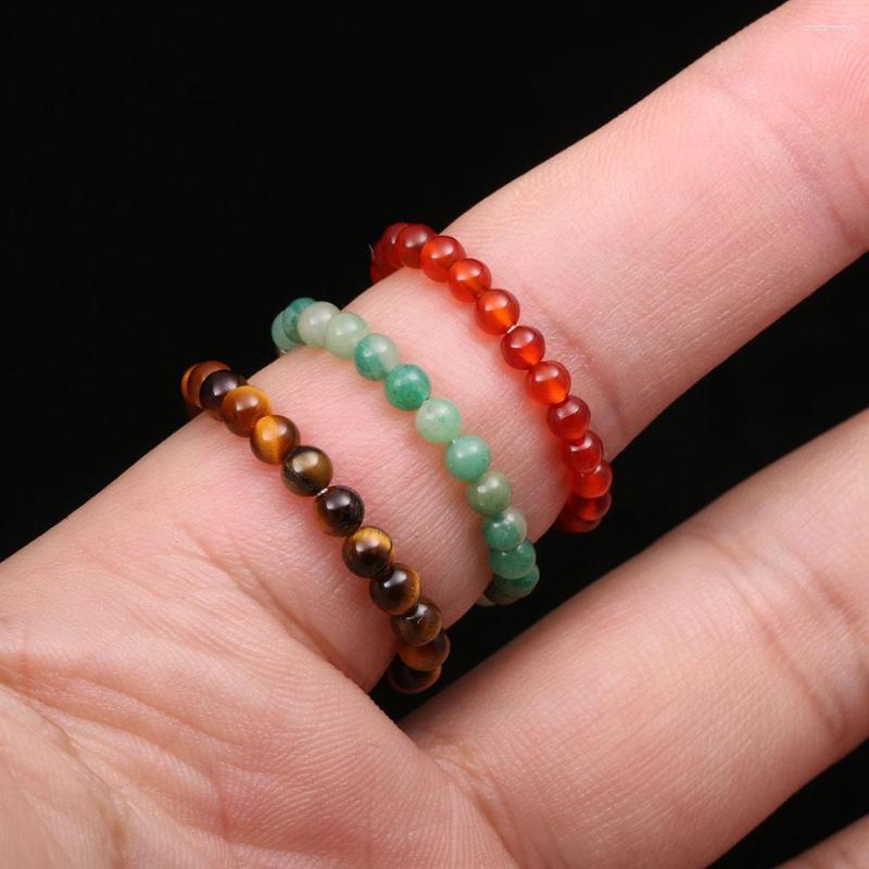 Cluster Rings Colorful Natural Stone Round Beads Garnet Agate Quartz Adjustable Ring For Women Wedding Jewelry Party Charm Gift 3mm
Cluster Rings Colorful Natural Stone Round Beads Garnet Agate Quartz Adjustable Ring For Women Wedding Jewelry Party Charm Gift 3mm