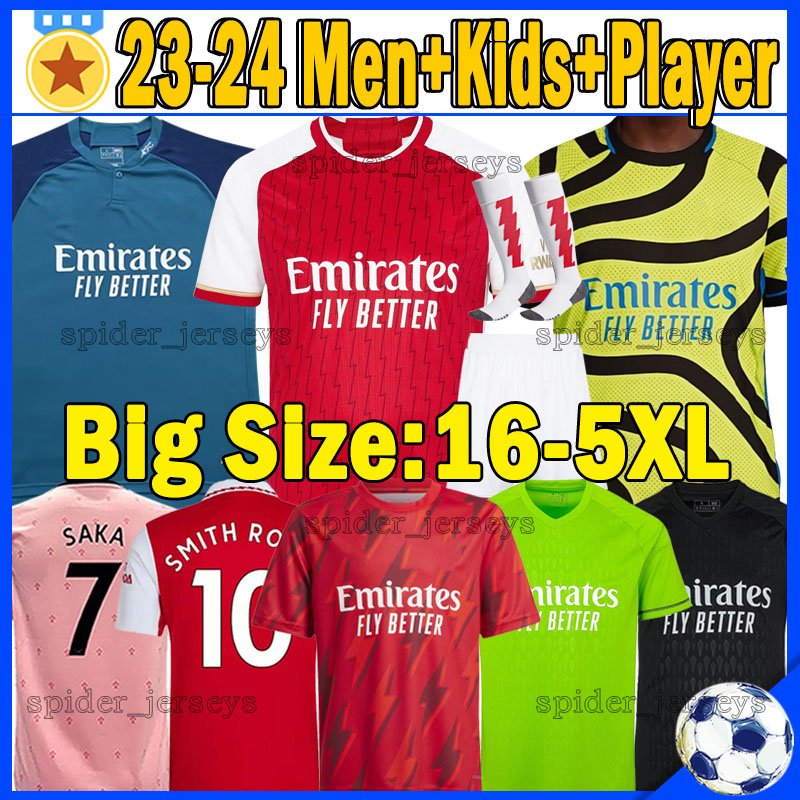 4XL 5XL 23 24 soccer jerseys gunners 9 G.JESUS WHITE THOMAS PEPE SAKA TIERNEY WILLIAN SMITH HENRY SALIBA NKETIAH ROWE jersey 2023 2024 men kids kits football shirt tops, 22-23 home
4XL 5XL 23 24 soccer jerseys gunners 9 G.JESUS WHITE THOMAS PEPE SAKA TIERNEY WILLIAN SMITH HENRY SALIBA NKETIAH ROWE jersey 2023 2024 men kids kits football shirt tops, 22-23 home