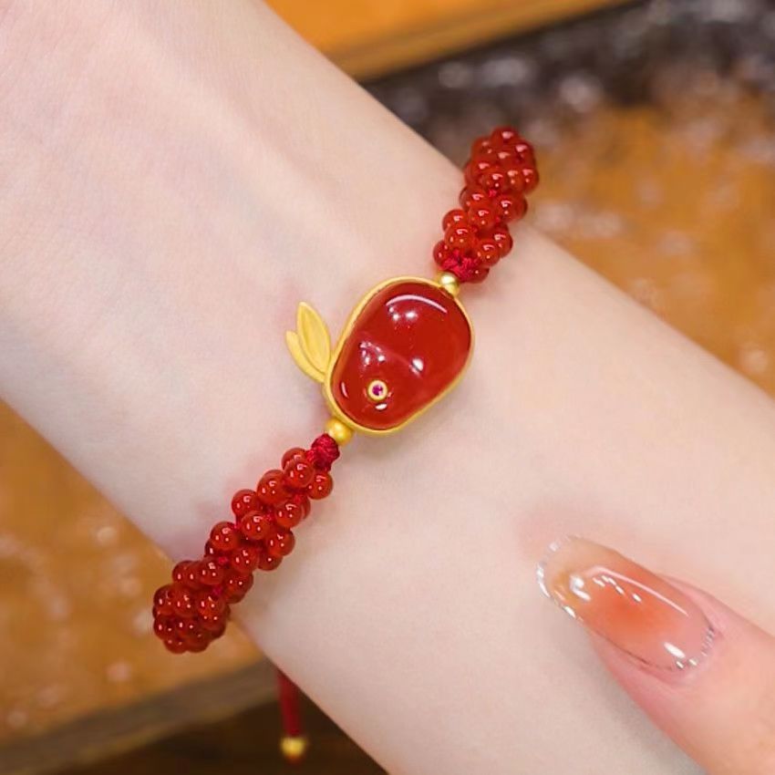 Former rabbit looks like brocade, natural Hotan Jade jade rabbit bracelet, rabbit year, birthday bracelet, graduation gift for girlfriend
Former rabbit looks like brocade, natural Hotan Jade jade rabbit bracelet, rabbit year, birthday bracelet, graduation gift for girlfriend