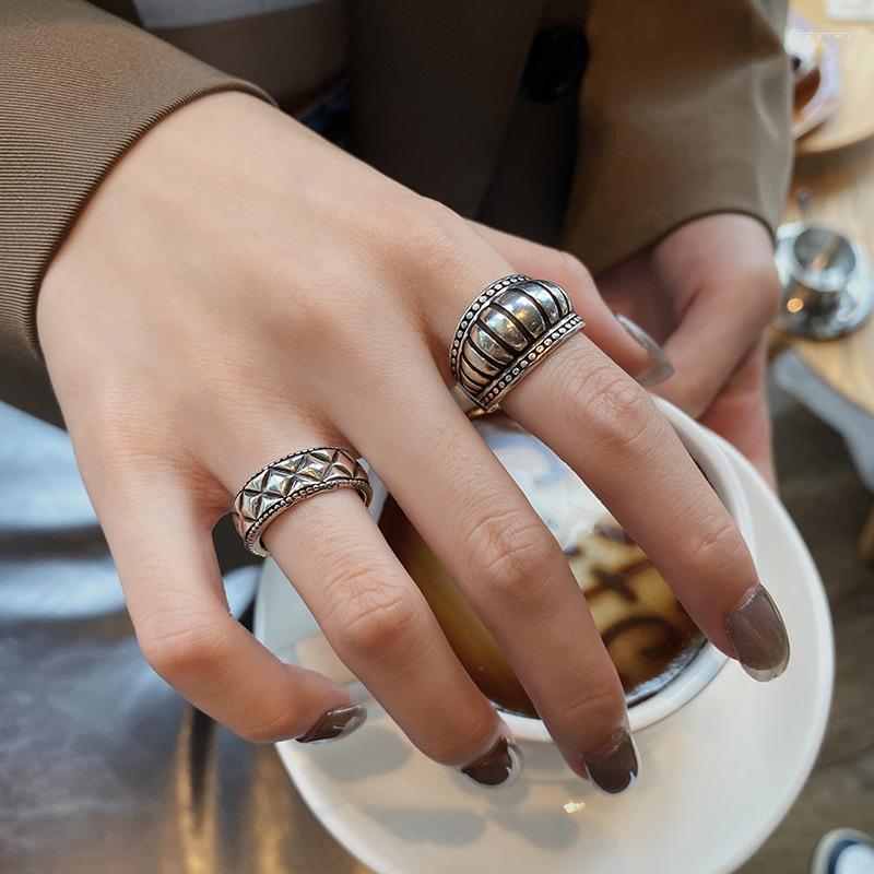 Cluster Rings VENTFILLE 925 Sterling Silver Retro Simple Femal European And American Creative Design Ring
Cluster Rings VENTFILLE 925 Sterling Silver Retro Simple Femal European And American Creative Design Ring