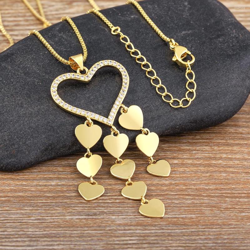 Chains AIBEF Heart Star Shape Necklace Tassels Pendant Romantic Temperament For Women Copper CZ Crystal Jewelry Anniversary Patry Gift 
Chains AIBEF Heart Star Shape Necklace Tassels Pendant Romantic Temperament For Women Copper CZ Crystal Jewelry Anniversary Patry Gift