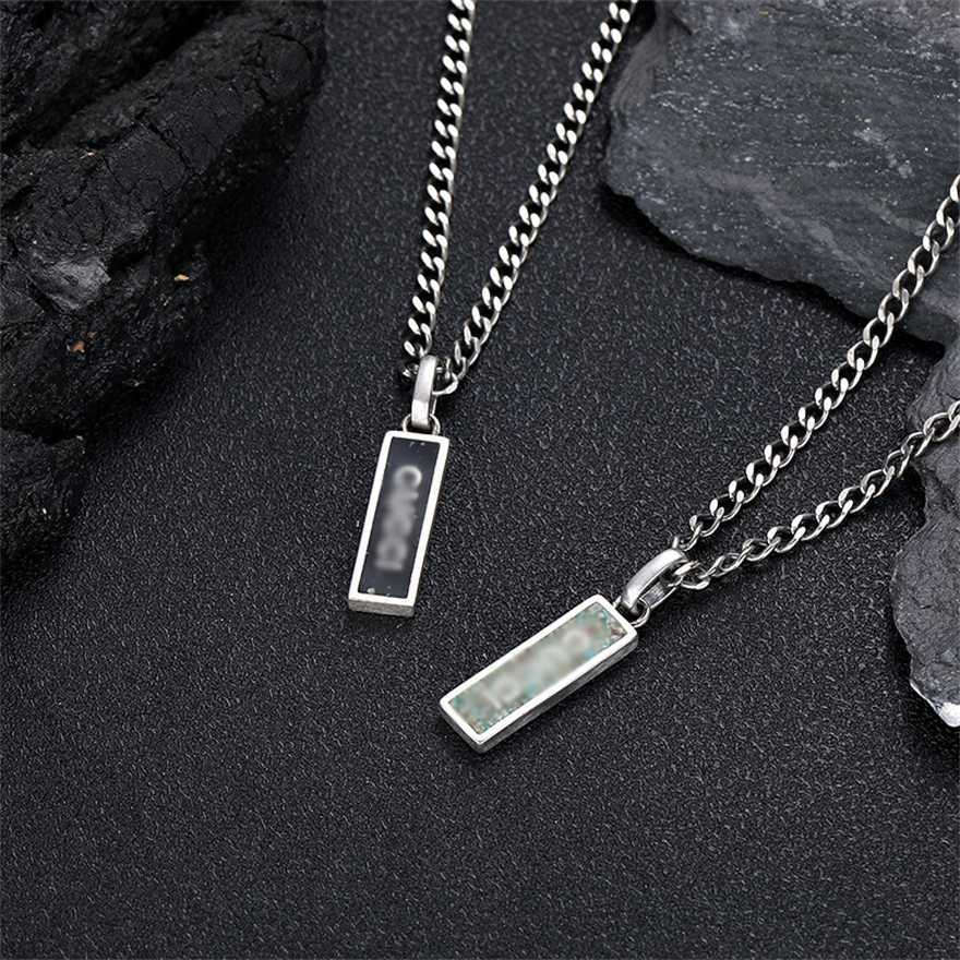 2023 Gujia 925 Sterling Silver Emblem Green Pendant Personalized Trend Enamel Necklace
2023 Gujia 925 Sterling Silver Emblem Green Pendant Personalized Trend Enamel Necklace