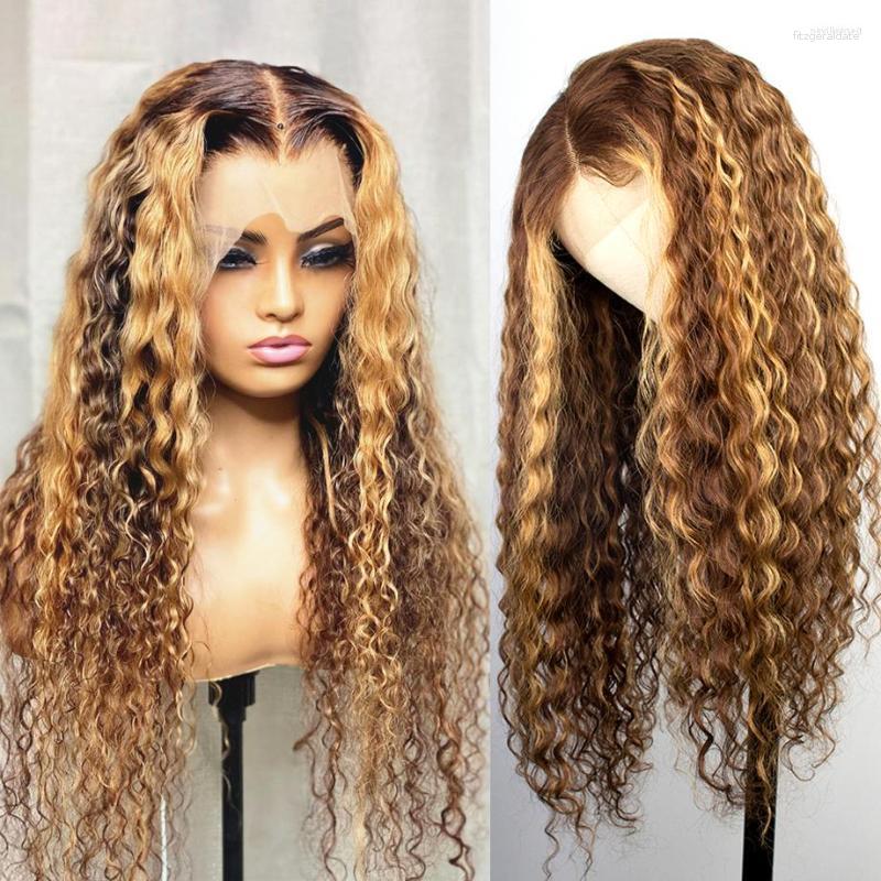 Curly Highlight Wig Human Hair Ombre Colored Brazilian Deep Water Wave Hd Frontal Honey Blonde Bob Lace Front Wigs T Part, Picture shown
Curly Highlight Wig Human Hair Ombre Colored Brazilian Deep Water Wave Hd Frontal Honey Blonde Bob Lace Front Wigs T Part, Picture shown