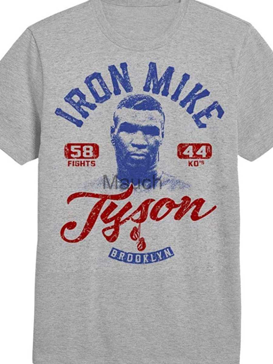 Men's T-Shirts Mike Tyson silhouette boxing champion tshirt men's summer cotton short sleeves J230625