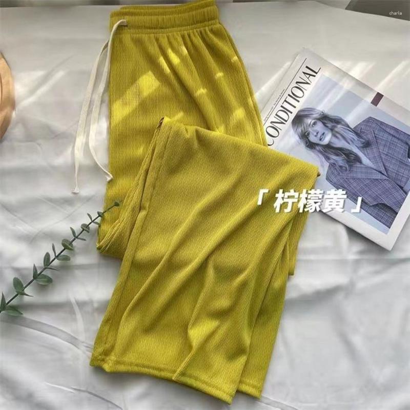 Women's Pants 2023 High Waist Drape Thin And Versatile Trousers Style Of Mother Son Thick Ice Silk Wide Leg, Pink
Women's Pants 2023 High Waist Drape Thin And Versatile Trousers Style Of Mother Son Thick Ice Silk Wide Leg, Pink