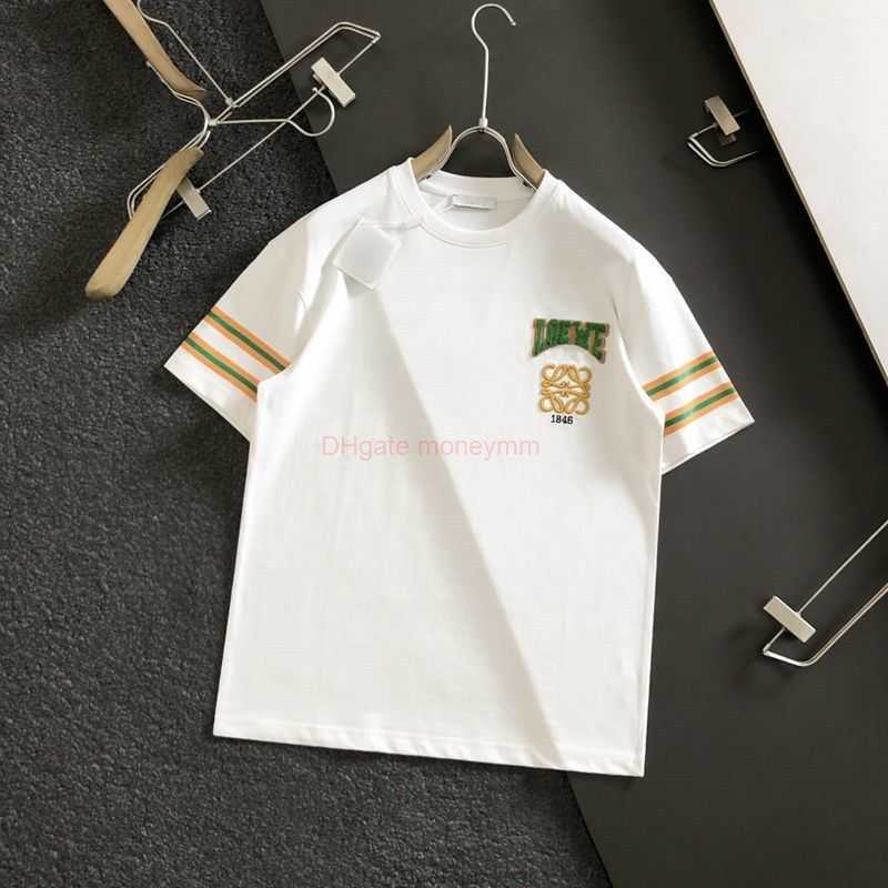 Designer Fashion Clothing Tees Tshirts Loewe Correct High Version 2023 Springsummer New Trend Fashion Towel Embroidery Fashion Brand Versatile Round Neck Short Sl, White
Designer Fashion Clothing Tees Tshirts Loewe Correct High Version 2023 Springsummer New Trend Fashion Towel Embroidery Fashion Brand Versatile Round Neck Short Sl, White