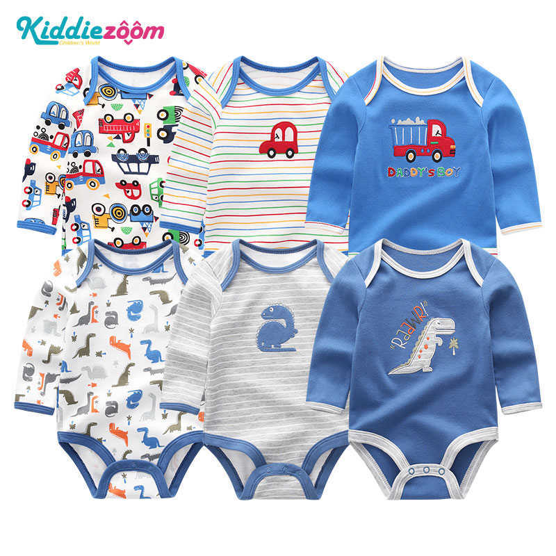 Baby Girl Clothes Bodysuits 0-12M Roupas de bebe Baby Boy Clothes Stripe Jumpsuit Newborn Cotton Babywear Girls Clothes L230625