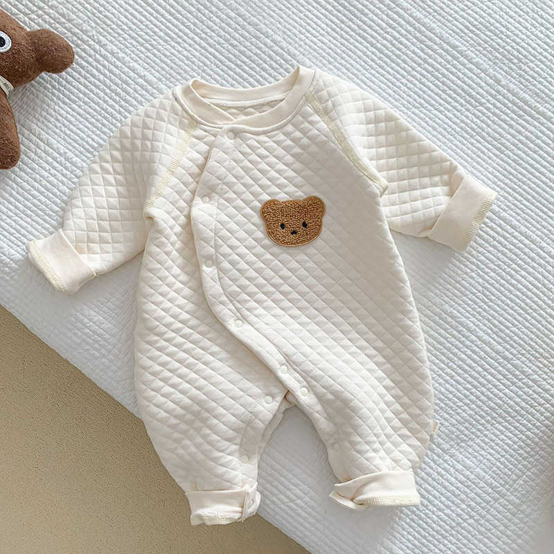 2022 New Baby Pajama Toddler Girls Sleeper Wear Boys Bear Pyjama Infant Jumpsuits L230625