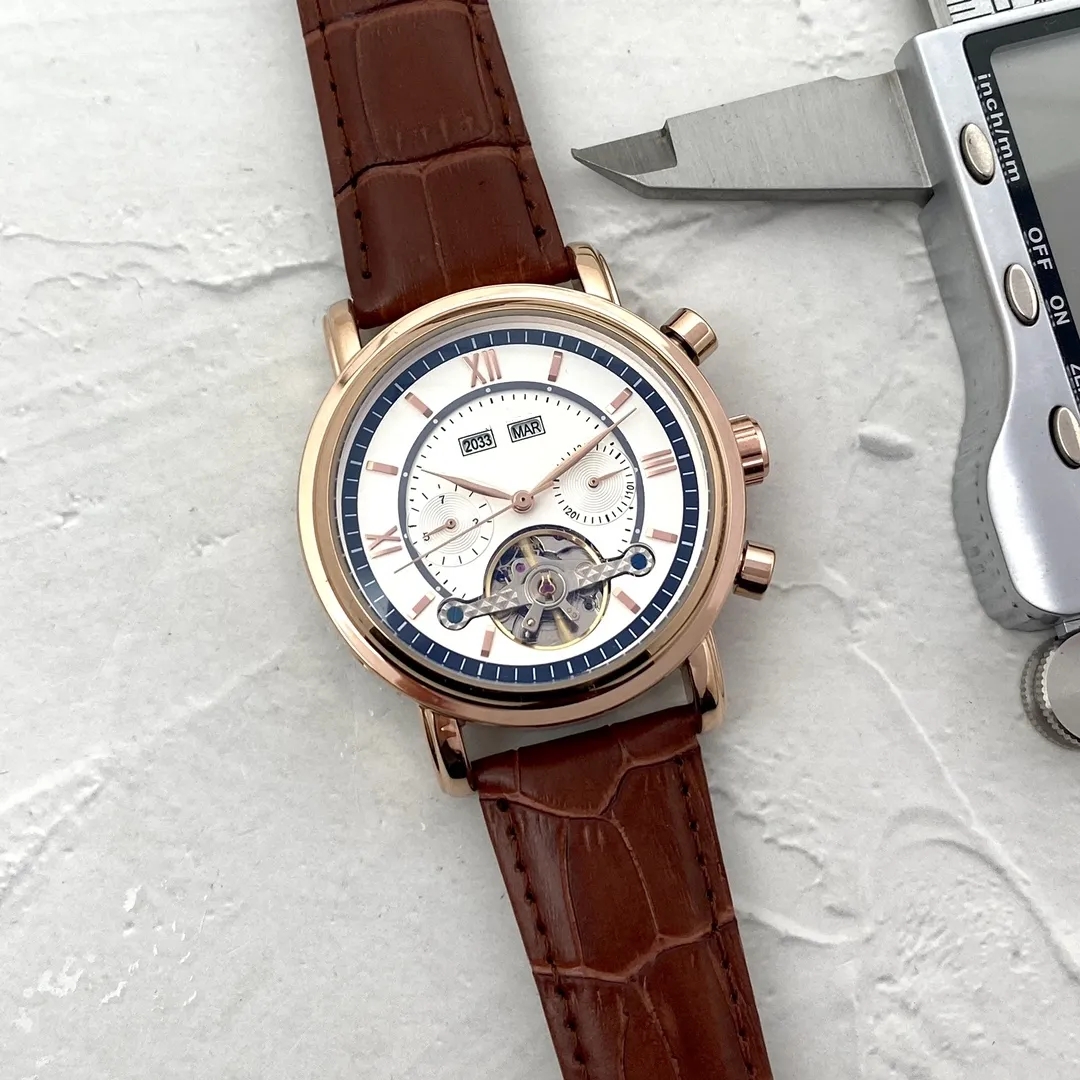 2023 Luxury Top Brand Tourbillon patekity Wristwatches Men Fashion Casual Leather Automatic Mechanical Watch Relogio Masculino mens Watches KD783
2023 Luxury Top Brand Tourbillon patekity Wristwatches Men Fashion Casual Leather Automatic Mechanical Watch Relogio Masculino mens Watches KD783