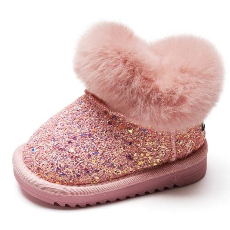 2023 Girls Snow Boots Winter New Baby Sequin Furry Short Boots Plus Velvet Warm Children Cotton Boot Fashion Casual Children Boots, Pink
2023 Girls Snow Boots Winter New Baby Sequin Furry Short Boots Plus Velvet Warm Children Cotton Boot Fashion Casual Children Boots, Pink