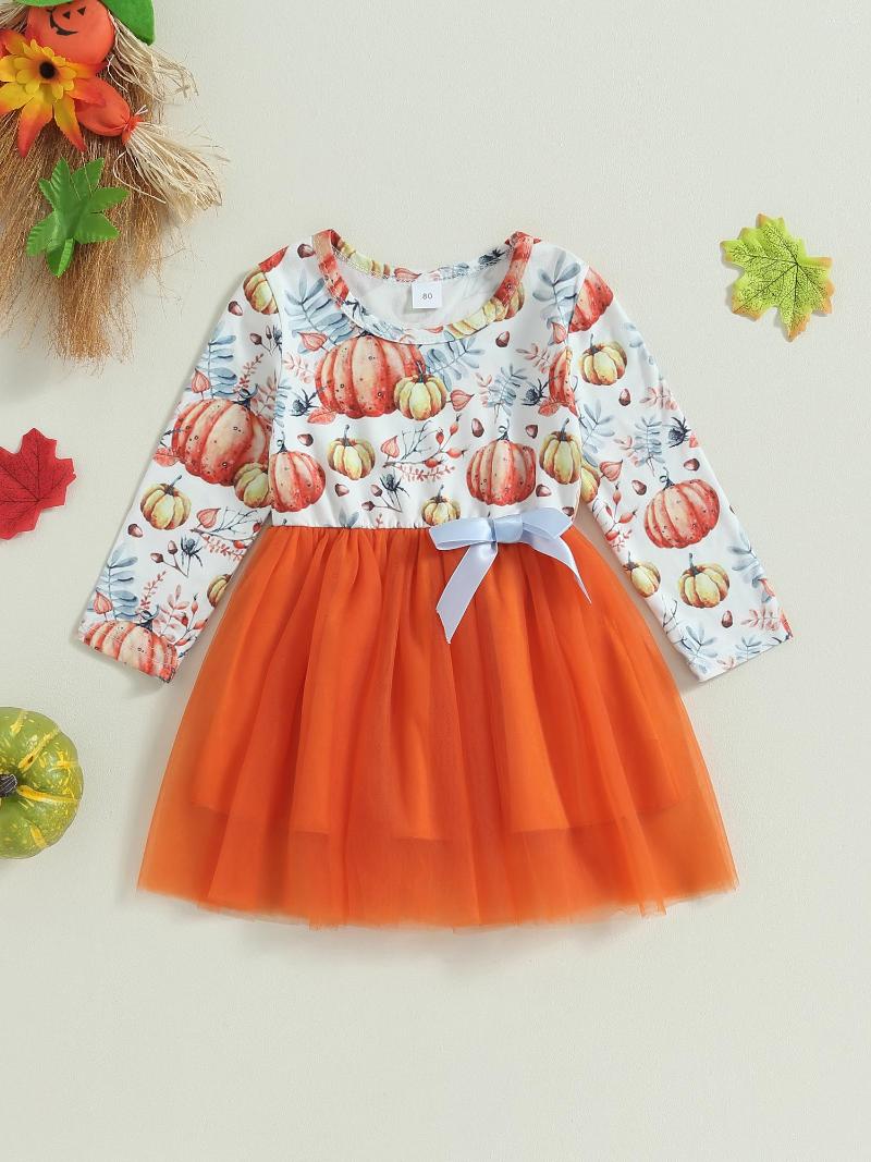 Girl Dresses Adorable Pumpkin Print Tulle Dress For Baby Girls - Long Sleeve Tutu Sundress Perfect Fall And Winter Cute Princess, A-orange
Girl Dresses Adorable Pumpkin Print Tulle Dress For Baby Girls - Long Sleeve Tutu Sundress Perfect Fall And Winter Cute Princess, A-orange