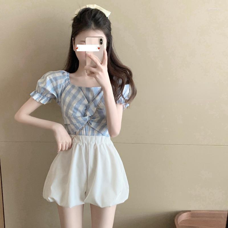 Women' Tracksuits Summer 2023 Korean Fashion High Waist Thin Solid Color Wide Leg Pants Casual Lantern Shorts Ins Tide, Short pants only
Women' Tracksuits Summer 2023 Korean Fashion High Waist Thin Solid Color Wide Leg Pants Casual Lantern Shorts Ins Tide, Short pants only