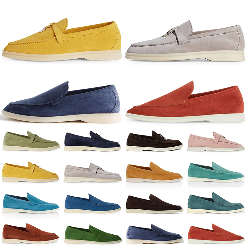 Designer men's casual shoes Loro Piana Suede LP loafers flat low top men women walking shoes Classic buckle round toes sneakers rubber sole flats, #9
Designer men's casual shoes Loro Piana Suede LP loafers flat low top men women walking shoes Classic buckle round toes sneakers rubber sole flats, #9