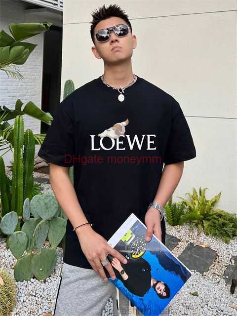 Designer Fashion Clothing Tees Tshirts Loewe Summer New Fashion Brand Letter Printing Mens and Womens Same Short Sleeve Casual Fashion Half Sleeve Top Tshirt Luxury, Black 
Designer Fashion Clothing Tees Tshirts Loewe Summer New Fashion Brand Letter Printing Mens and Womens Same Short Sleeve Casual Fashion Half Sleeve Top Tshirt Luxury, Black