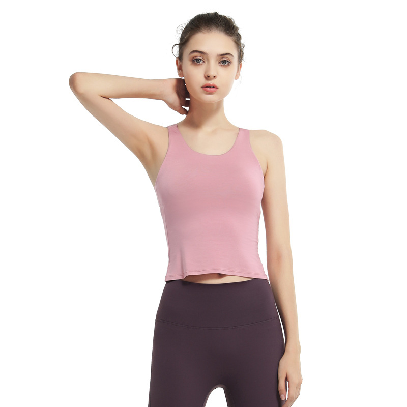 sexy fast dry exercise yoga top women's stretch running fitness dance with chest pad vest.workout tops athletic cami with built in bra backless open back, Light rose
sexy fast dry exercise yoga top women's stretch running fitness dance with chest pad vest.workout tops athletic cami with built in bra backless open back, Light rose