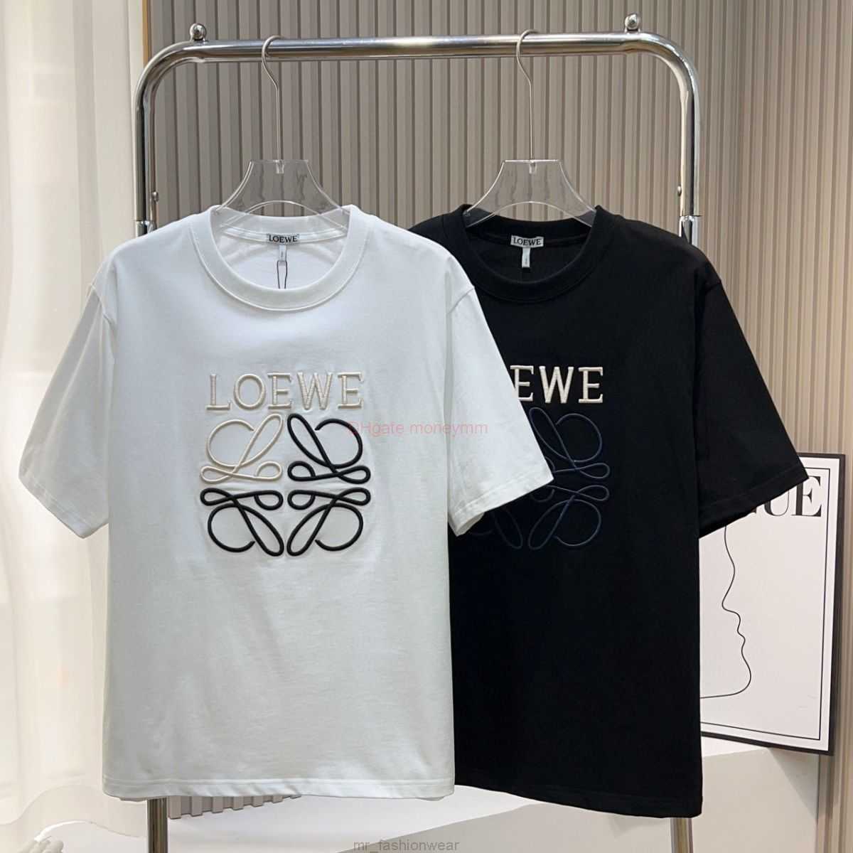 Designer Fashion Clothing Tees Tshirts Loewe the Right Version 2022 Summer New Luojia Chest Large Embroidery Short Sleeve Tshirt Couple Top Loose Han Banchao Luxury, White
Designer Fashion Clothing Tees Tshirts Loewe the Right Version 2022 Summer New Luojia Chest Large Embroidery Short Sleeve Tshirt Couple Top Loose Han Banchao Luxury, White