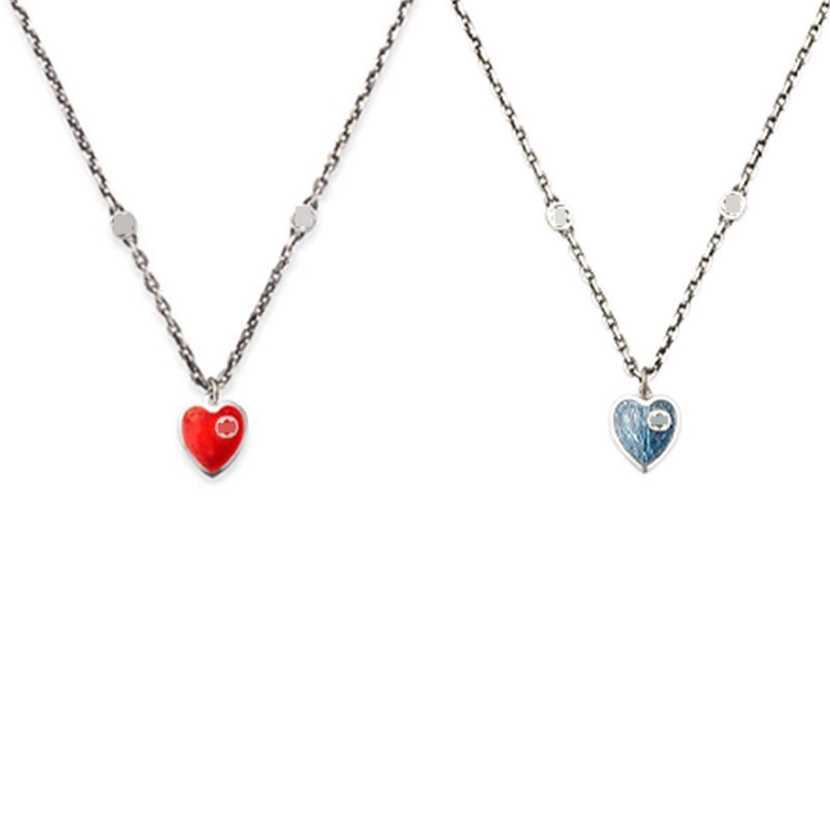 2023 Fashion Commuting Gujia 925 Sterling Silver Heart Enamel Couple Necklace G Family Love Sweet Versatile Collar Chain, White
2023 Fashion Commuting Gujia 925 Sterling Silver Heart Enamel Couple Necklace G Family Love Sweet Versatile Collar Chain, White